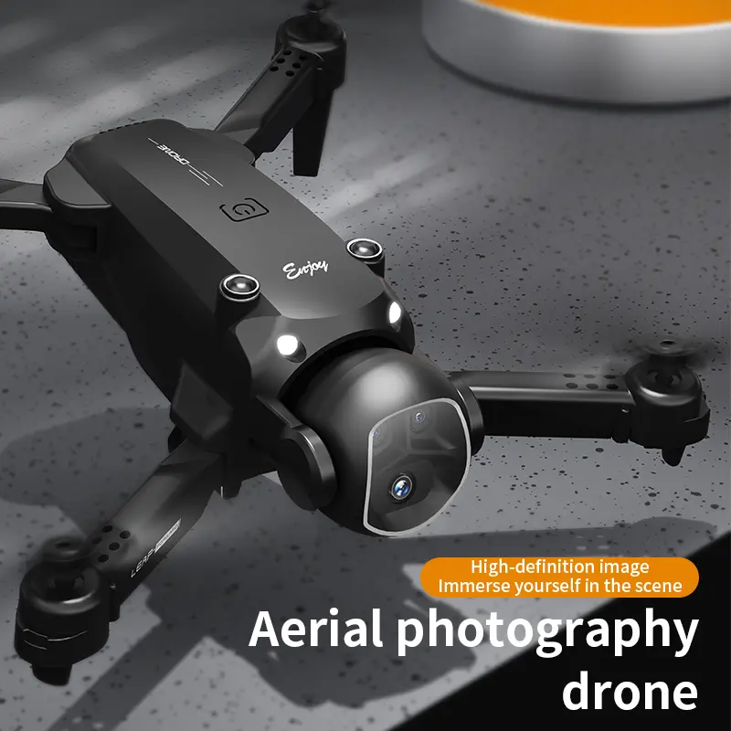 H20 Aerial Drone w/ VR Real-Time Viewing, Dual Camera, Optical Flow Hover, One-Key Takeoff/Landing, Headless Mode, 360° Roll, Foldable, 80m Range, 14+ for Teens Adults Remote-Controlled