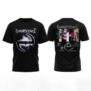 Evanescence Retro Shirt All Over Print 3D Classic Amy Lee Rock Goddess Apparel HY4347