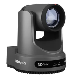 PTZ Optics  Move 4K NDI-HX PTZ Camera with 12x Optical Zoom, Gray
