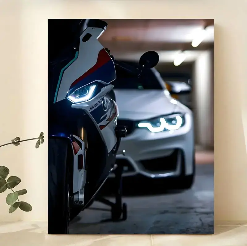 [Up to 65% Off][Free Shipping][No Frame] Modern Minimalist S1000RR Superbike Single Graphic Paper Poster, Motorcycle Art, Universal Home Decor Wall Art for Motorcycle Enthusiasts, Ideal for Study, Bathroom, Wardrobe