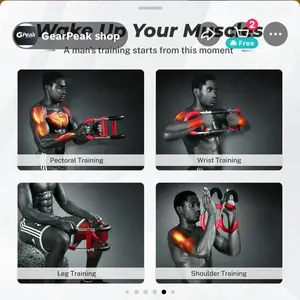 GearPeak Shop Arm Trainer Strengthens Chest & Arm Muscles Pectoral Wrist Leg Shoulder Training Equipment