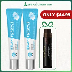 [2 BOXES] Fordyce Cream for Lips - Fordyce Spot Care, Lip Moisturizer & Repair Balm for Men, Helps Improve Dark Lips, Enriched with Nelupure & Shea Butter (0.7 Oz)