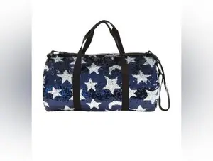 Magic Sequin Star and Moon Duffle Bag