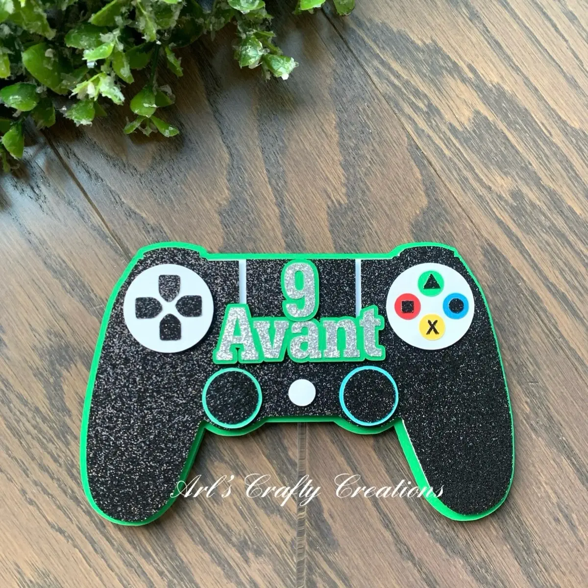 Gamer Inspired Cake topper
