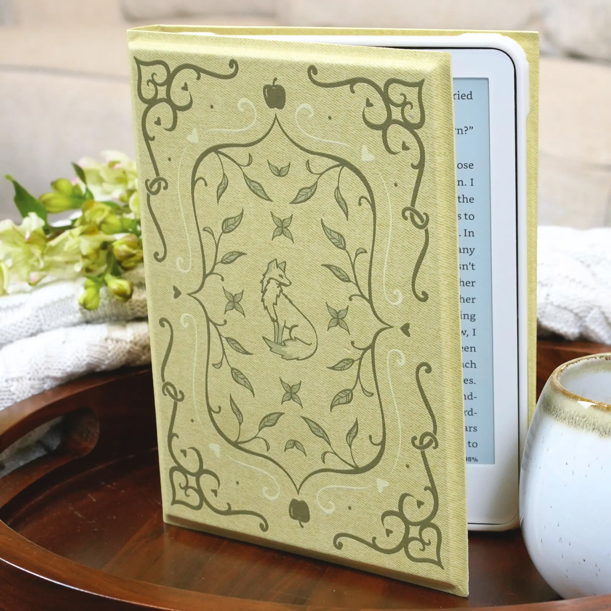 Bookish Kindle Case: The Heart of a Gentle Fox | For Kindle Basic, Paperwhite, & Colorsoft with MagSafe Compatible Magnetic Shell & Built-In Stand
