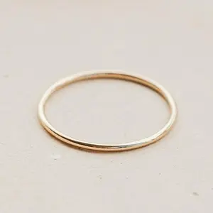Hello Adorn Teeny-Tiny Band Ring - Any Occassion Jewelry - Fashion Accessory