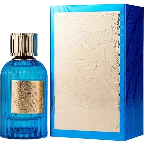 Paris Corner Qissa Blue for Unisex Eau De Parfum Spray, 3.4 Ounce