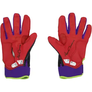 Jarren Duran Boston Red Sox Autographed Game-Used Multicolor Bruce Bolt Batting Gloves from the 2025 MLB Season - HH98515542-43 - Fanatics Authentic Certified