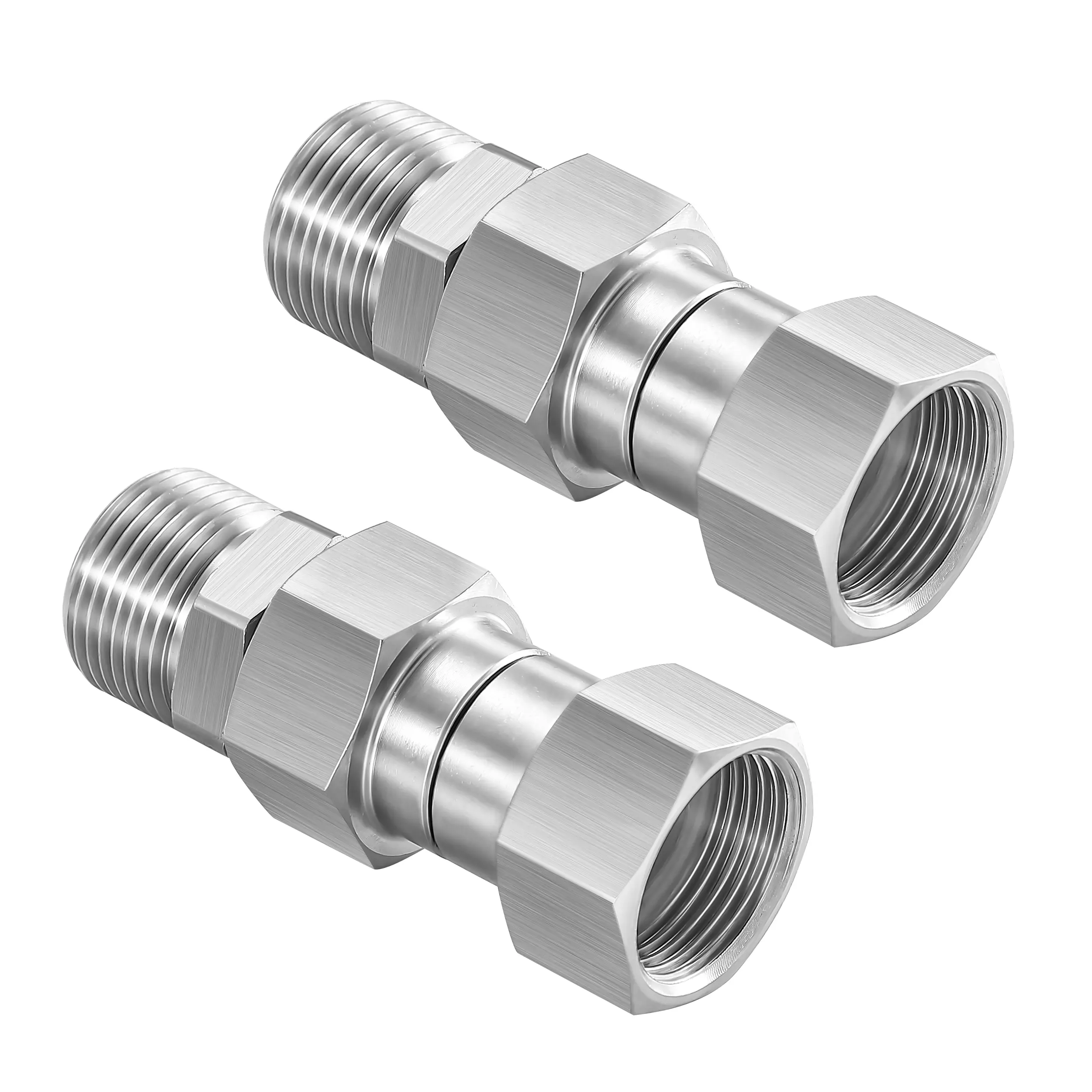 PWACCS M22 14mm Durable Stainless Steel Pressure Washer Swivel Universal Joint, 4500 PSI, Kink-Free, Easy to Connect & Release, Heavy Duty Metal High Quality Hardware, Long Service Life, DealsForYouDays