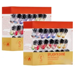 Sipresa Splash'n Shine Hair Perfume Oil 36-PCs Natural Plant-Based Oils Haircare Set of Two 72H Long-Lasting Fragrance