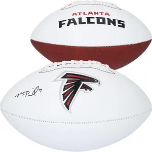 Michael Penix Jr. Atlanta Falcons Autographed Franklin White Panel Football - Fanatics Authentic Certified