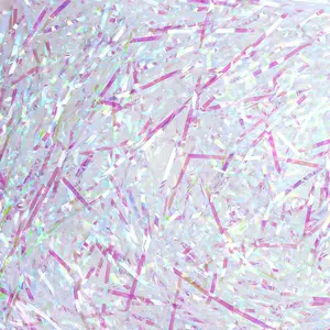 1LB Iridescent Shredded Crinkle Paper, Holographic Shredded Paper for Gift Basket Sparkly Crinkle Paper Filler Shredded Paper for Birthday Wedding Baby Shower Anniversaries Gift Box Wrapping