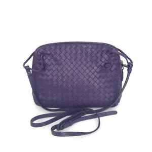 Pre-owned Bottega Veneta Leather Shoulder Bags R2463 Monogram coated canvas Bags J033210620006 1022 jonathan(LA)