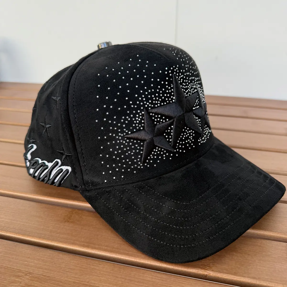 Rhinestone Star Mexican Cap #RhinestoneHat #BlingCap 