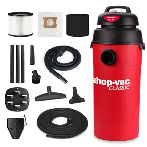 Shop-Vac 5 Gallon 5.5 Peak HP Wet/Dry Vacuum, Wall Mountable Compact Shop Vacuum with 18+7Ft Long Hose & Attachments, Ideal for Jobsite, Garage, Car