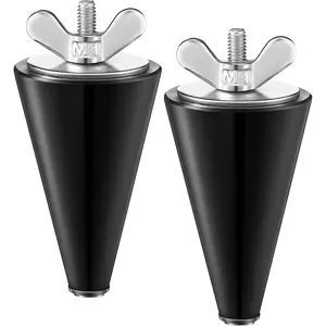 2 Pcs Winter Rubber Boat Drain Plugs for 1/2 Inch to 1 Inch Holes, Long Tapered Rubber Stopper with Stainless Steel Head, Prevent Boat Leaks and Water Intrusion