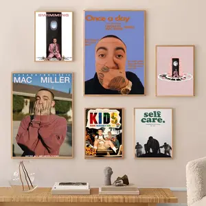 M-Mac M-Miller Painting Calligraphy Gallery-Quality Canvas Wall Art Poster | Waterproof & Fade-Resistant | Minimalist Unframed Design | Living Room, Bedroom & Office Decor | Multiple Sizes | Holiday gifts