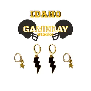 Idaho Classic Gameday Earring Stack For Vandals Game Day