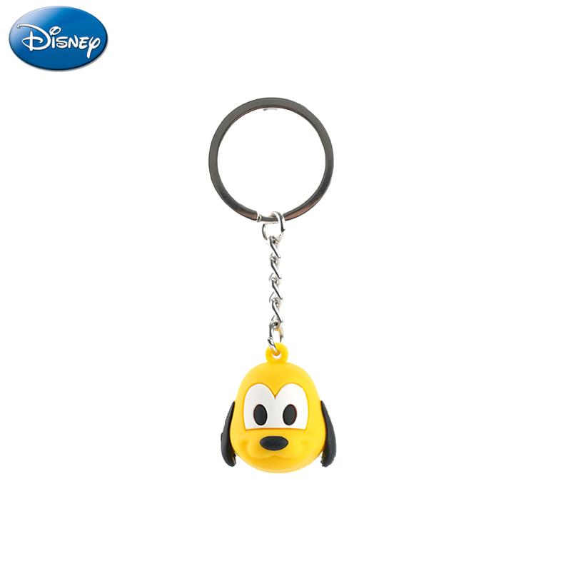 Disney Mickey Pluto PVC Keychain 1PC-Official License 3D Figurine Bag Clip Charms Anime Peripheral Backpack Decoration Car key Pendant Desk Ornament Durable Exquisite Alloy Gift
