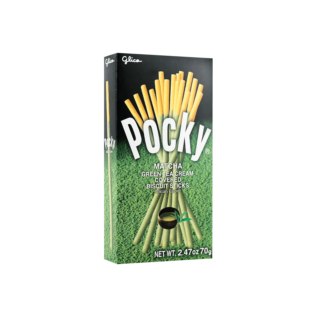 GLICO Matcha Pocky Cookie Sticks, 2.47oz