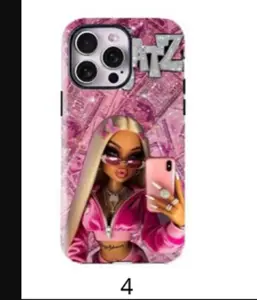[ARS 93] Bratzs Y2Ks Hots Girls Tough Case - Retros Fashions Pinks Cools Aesthetics Dual Layer Armor Cover for All iPhone 17 16 15 14 13 12 11 Pro Max Plus SE