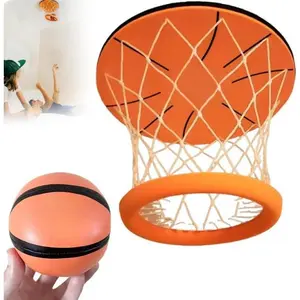 Hanging basketball hoop, portable ceiling-mounted mini basketball stand, a fun sports toy for interacting with children, suitable for both children and adults, a safe indoor basketball toy.