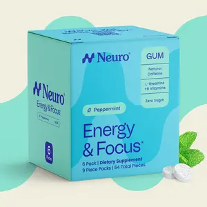 Neuro Energy & Focus Gum/Mints - Sugar Free with Natural Caffeine, L-theanine, Vitamin B12 & Vitamin B6 Neuro Energy & Focus Gum/Mints - Sugar Free with Natural Caffeine, L-theanine, Vitamin B12 & Vitamin B6
