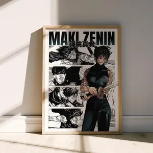 Jujutsu Kaisen Anime Poster - Maki Zenin JJK Poster