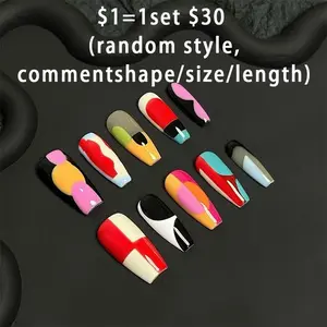 $1=1set $30 free shipping (random style,comment shape/size/length)