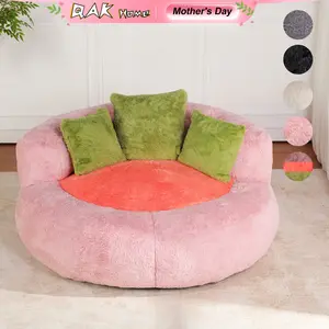Soft Plush Bean Bag Chair Available in Multiple Colors, Includes Three Pillows, The Perfect Choice for Relaxation