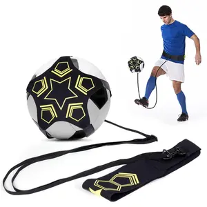 Soccer Ball Net Kicker,Soccer Bungee Trainer, Football Kick Trainer, Juggling Soccer Ball Holder, Aid Football Skills Practice for  Adults, for Size  Footballs