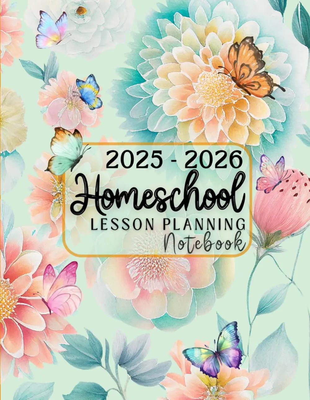 Homeschool Lesson Planning Notebook: Monthly & Weekly Dated Planner and Record Book for Multiple Learners (up to 4) with Minimalist Design, ... for Busy Moms, Parents, and Teachers.
