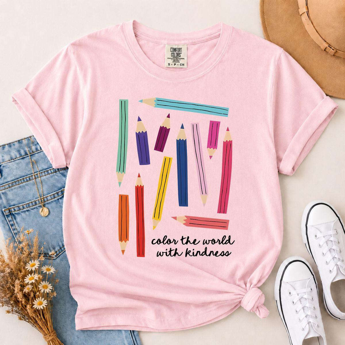 Comfort Colors Cute Art Teacher Shirt, Cute Elementary Teacher GraphicTee, Kindergarten Teacher Tee, Art Teacher Appreciation Gift, Back To School Ahri Clothing, Unisex Comfort Color T-Shirts