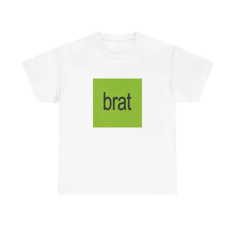 Brat Charlie XCX Unisex T-Shirt 90s Baby tee Style, Heavy  Graphic Y2k Youth Shirt, Iconic Slogan Tee