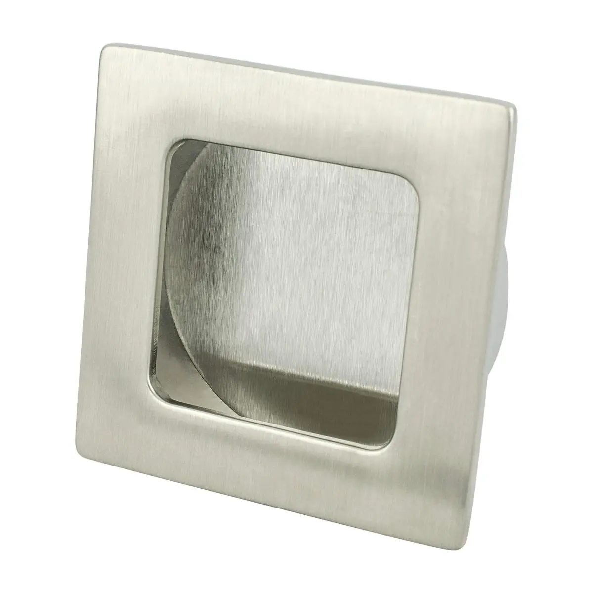 R. Christensen 9327-1BPN-C 1.875 in. dia. Stylus Recess Knob with Brushed Nickel