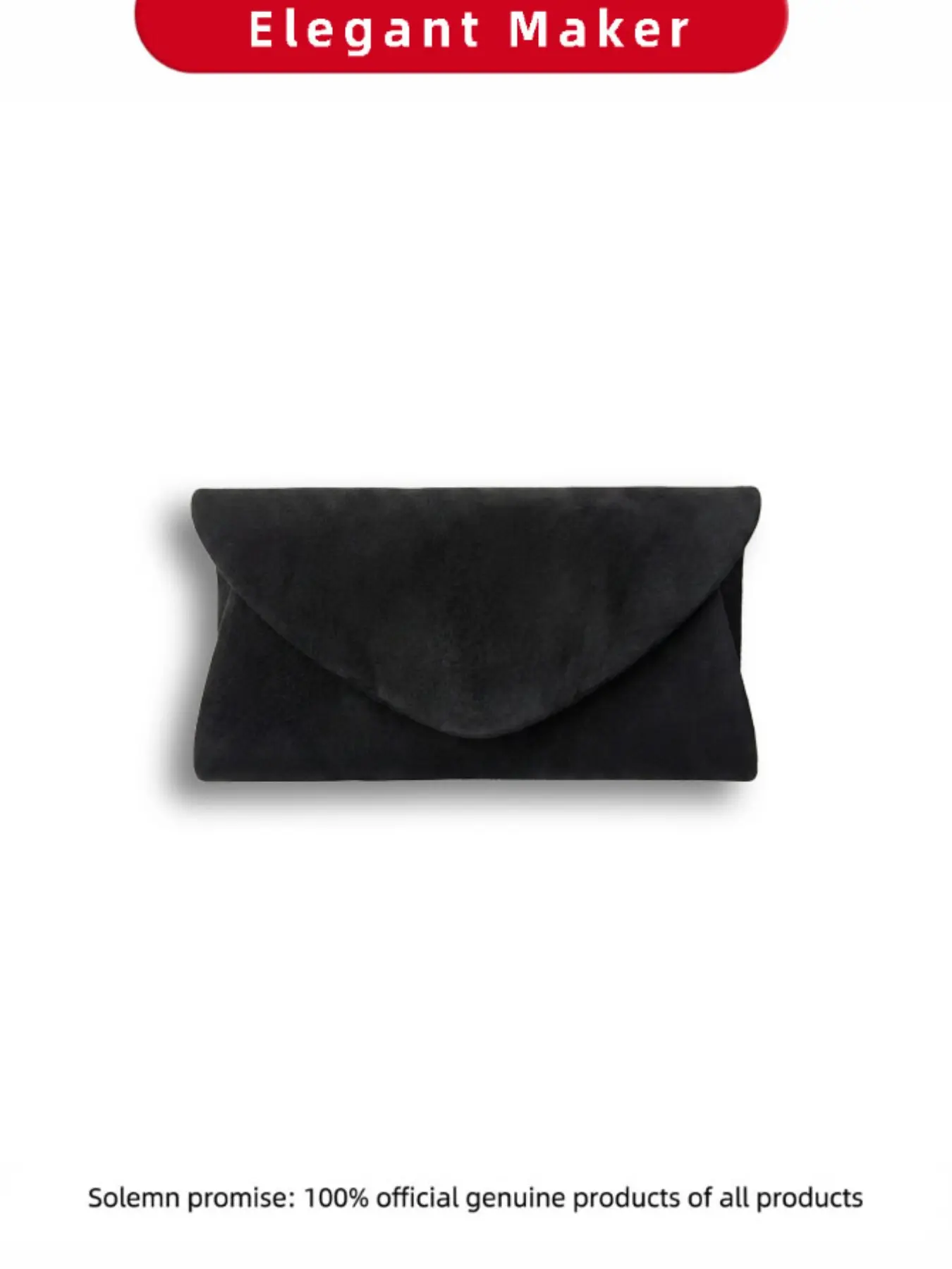 Suede Envelope Clutch Bag, Vintage Elegant Evening Handbag, Perfect for Wedding & Party, All Seasons Accessory