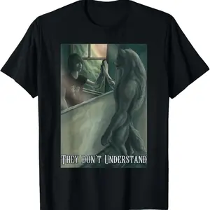 Cotton Gift Tee Werewolf Ripping Meme Alpha Wolf Werewolf Literally Me T-Shirt casual cotton streetwear Fabric Menswear streetwear for all