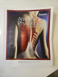 USED-Anatomy & Physiology: The Unity of Form and Function 5th Edition (Volume II Custom for Broward College) (Volume 2) by Saladin (Paperback)