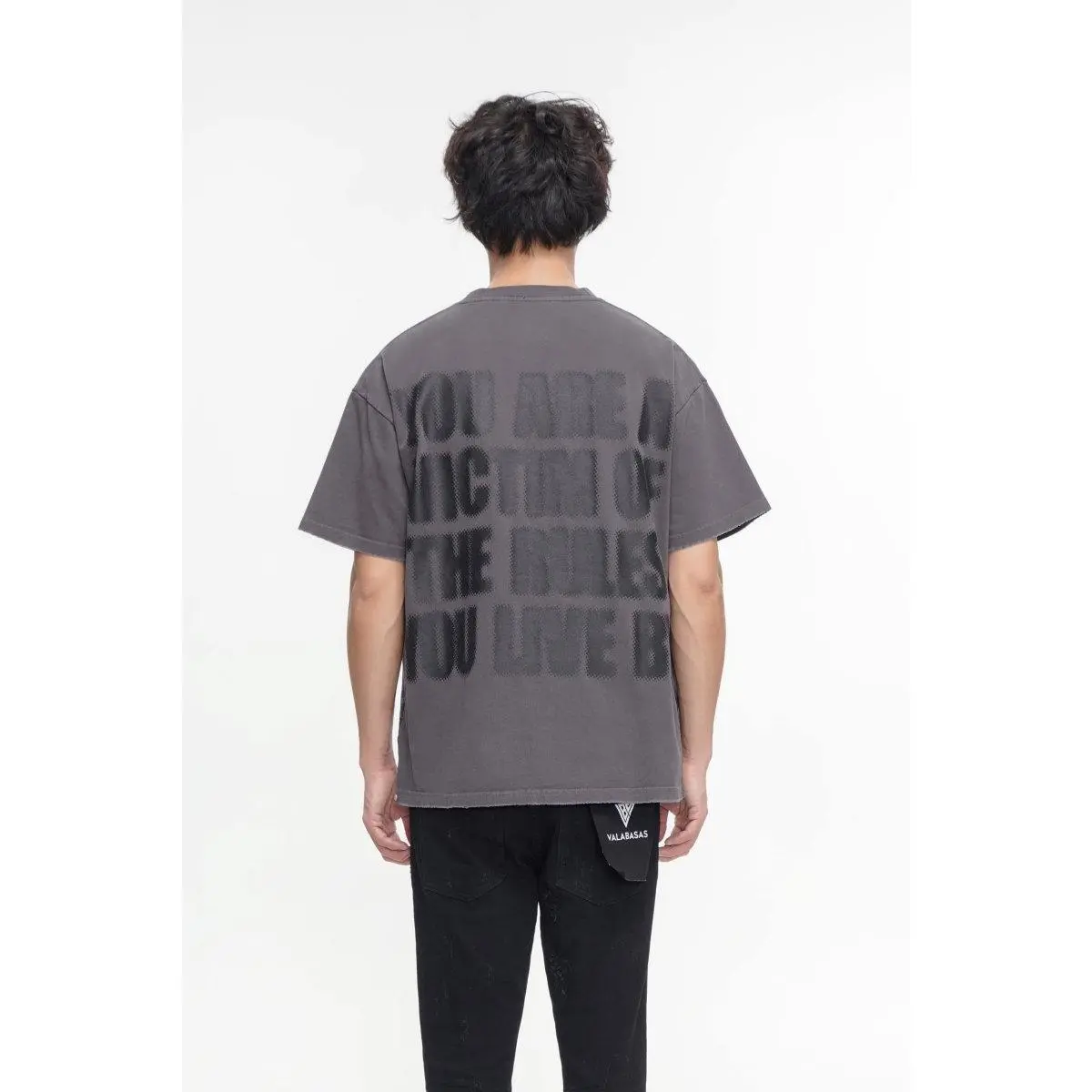 Victim Tee Black Wash