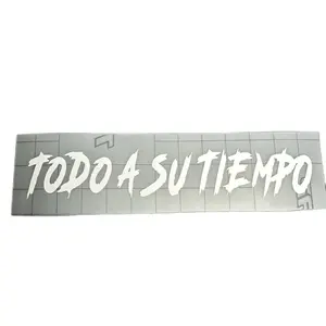 Todo a su tiempo Decal - Measuring 5.45 in x 1in. Perfect for Office Decor Decorative Stickers