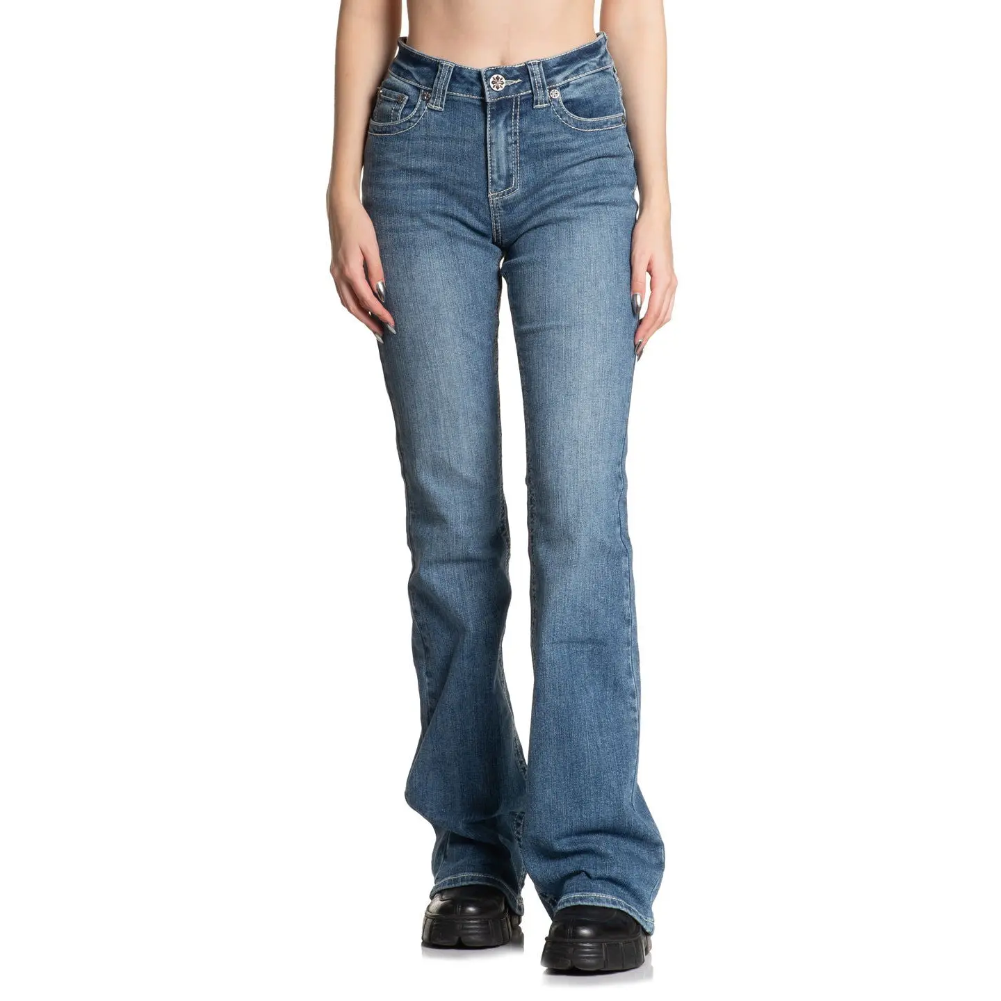 Affliction Women's Denim Bootcut Kenzie Jeans