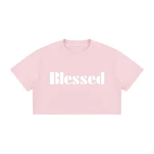 Women's Mineral Wash Cotton Crop T-Shirt