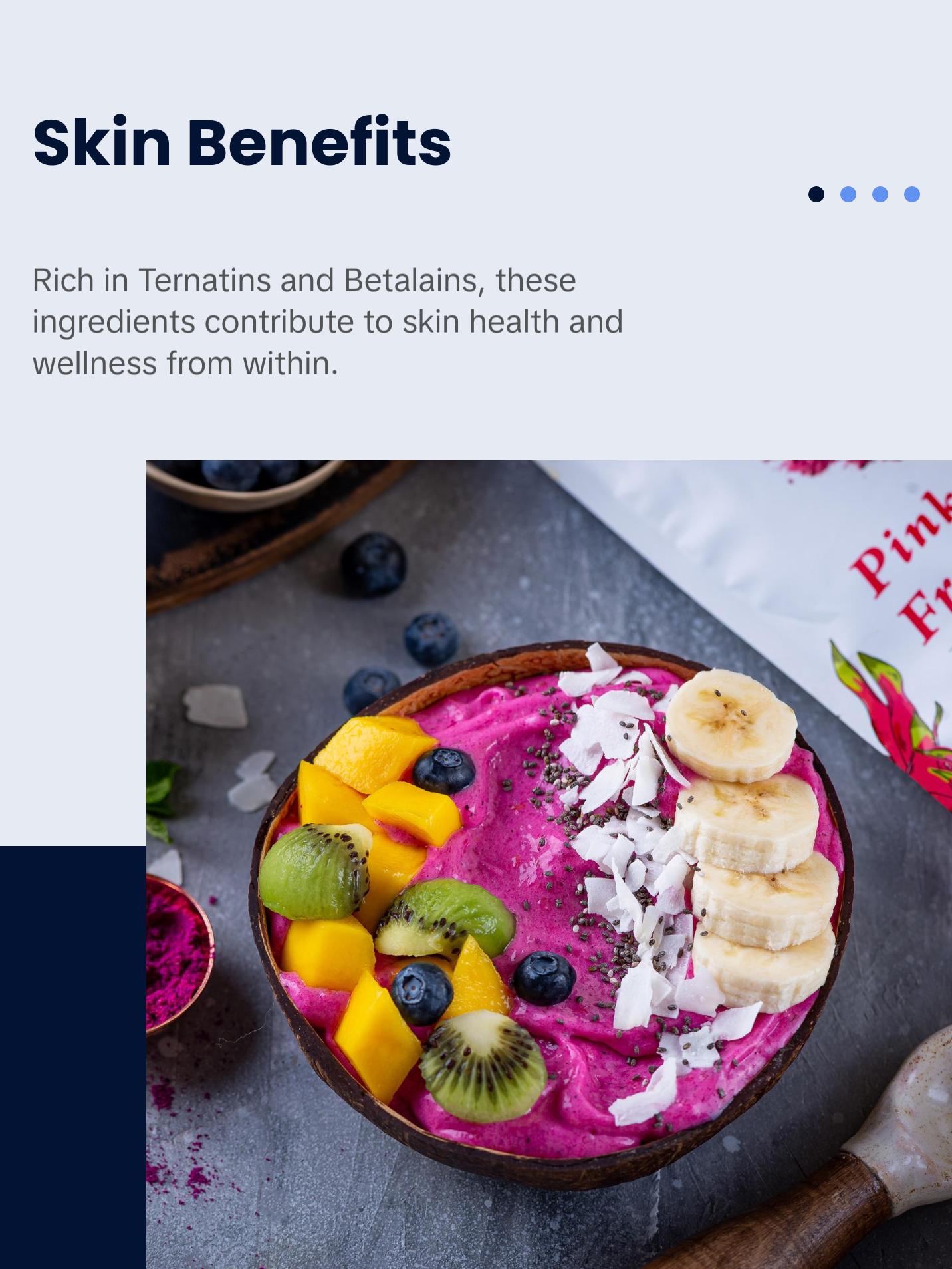 Ancient Choice - Radiant Skin Duo - 2-Pack Bundle | Butterfly Pea Flower Powder, 4oz. and Dragon Fruit Powder, 4oz. | USDA Organic, Non-GMO, Gluten-Free, Vegan | No preservatives, No added sugar | Natural Food Coloring