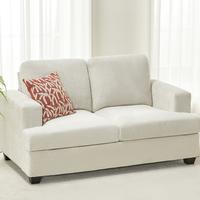Chenille-Beige Loveseat