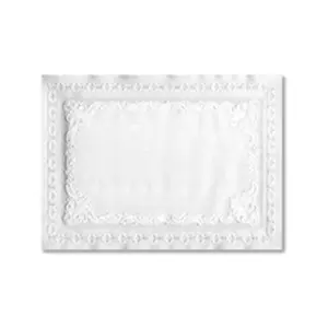 212 MAIN Rectangular Printed Paper Placemats - Recycled, Chlorine-Free, Sanitary, Straight-Line Edge, 10x14in Standard Size, 1000-Count for Kitchen Tables