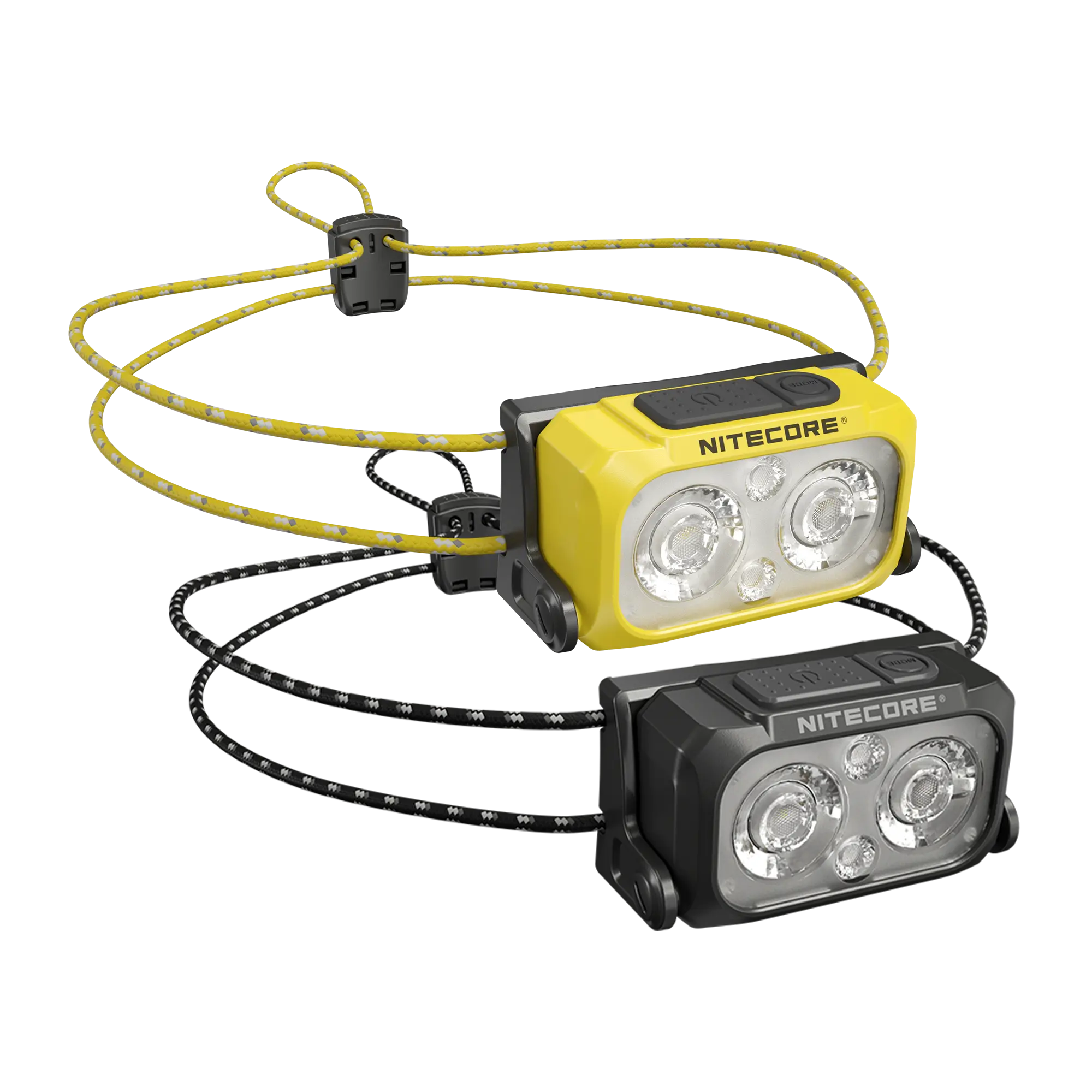 NITECORE NU25 MCT UL LED Camping Headlamp - Rechargeable 700mAh, Bright 400 Lumen Beam, USB-C, Multi-Temperature White & Red Modes, Headband Beacon, Ultralight Cordless for Hiking, Camping (144 yd)