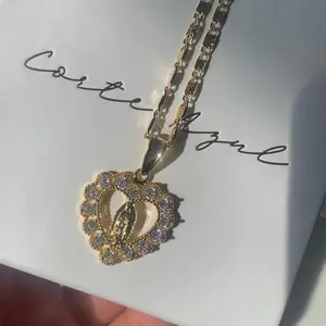 Virgencita Heart Necklace - Latina accessories