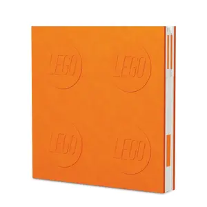 LEGO® Stationery Locking Notebook with Gel Pen - Orange (52440)