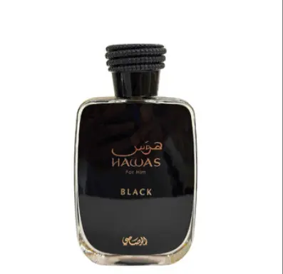 Rasasi HAWAS BLACK Male Perfume, Citrus Blend Fragrance, Unisex