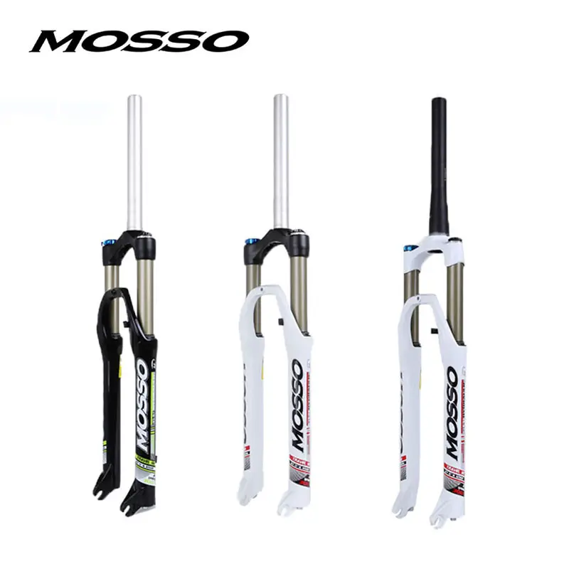 MOSSO 300ST All-Aluminum MTB Suspension Fork, 27.5in, 28.6mm Straight Steerer, Top-Cap Lockout, Disc Brake Compatible, 2.139kg, Multiple Colors
